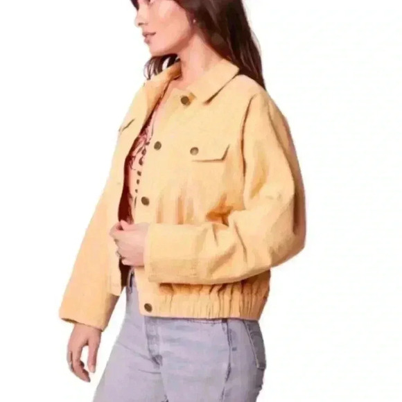 Band Of The Free Other Side Corduroy Jacket in Sand, Size Large. NWT! - Picture 4 of 15